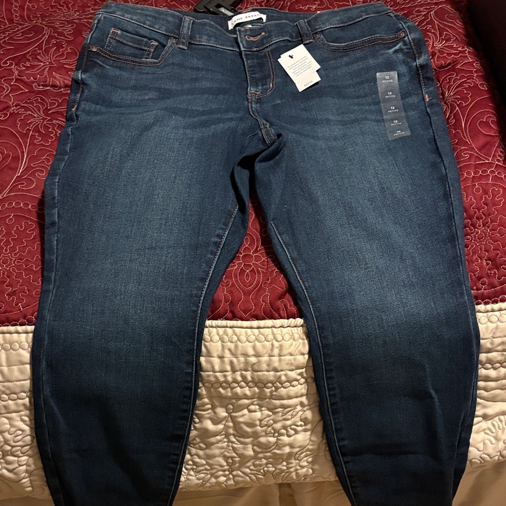 Lane Bryant Dark Blue Skinny Jeans